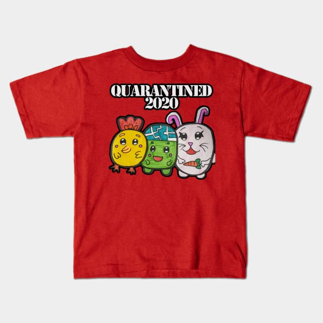 Quarantined 2020 Kids T-Shirt by BABA KING EVENTS MANAGEMENT